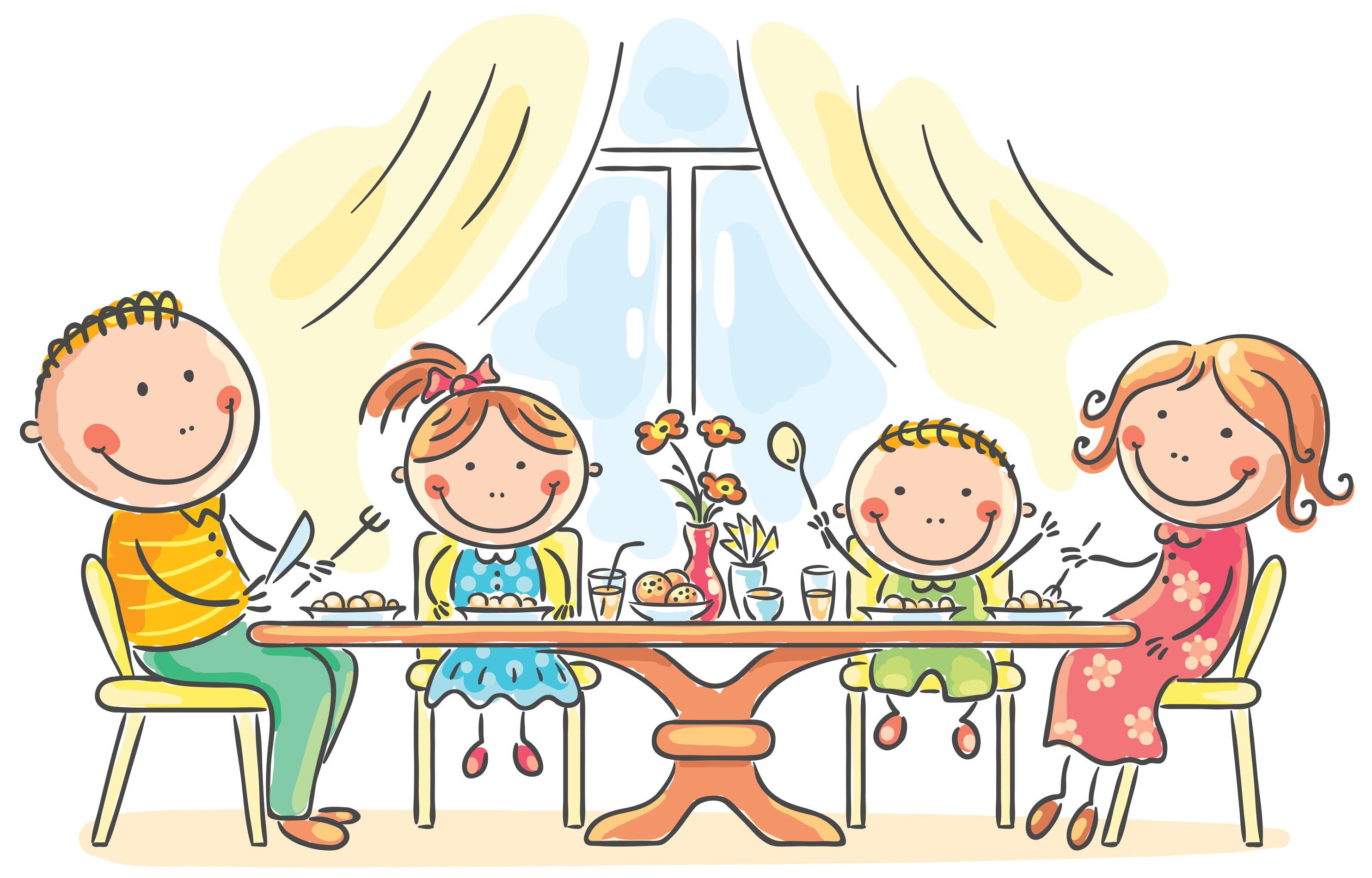 family breakfast clipart - photo #2