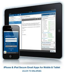 Now available on iPhones and iPad tablets, the Secure Email App gives users the ability to access, send, track and receive secure messages on the go using Email2’s powerful and flexible cloud-based Secure Messaging Platform.