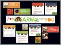Farm to School Resources from Learning ZoneXpress: Bulletin Board Kit