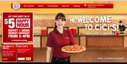 CiCi's Pizza, 2012 WebAwards Winner and one of the nation's fastest growing pizza chains