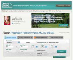Avery-Hess, Realtors Agent Website
