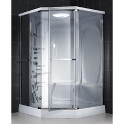 dreamline jetted and steam shower unit