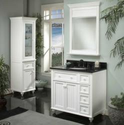 Sagehill 36" White Bathroom Vanity from the Cottage Retreat Collection