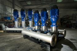 Water pump system at DPS HQ