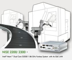 NISE 2200/2300 - Intel® Atom™ Dual Core D2550 1.86 GHz Fanless System with 4x GbE LAN