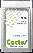 Cactus Technologies Industrial Grade 303 PC Card