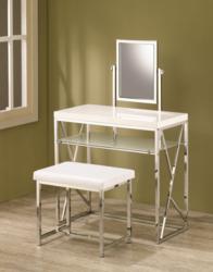 white dressing table