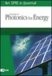 SPIE Journal of Photonics for Energy will Appear in Web of Science,...