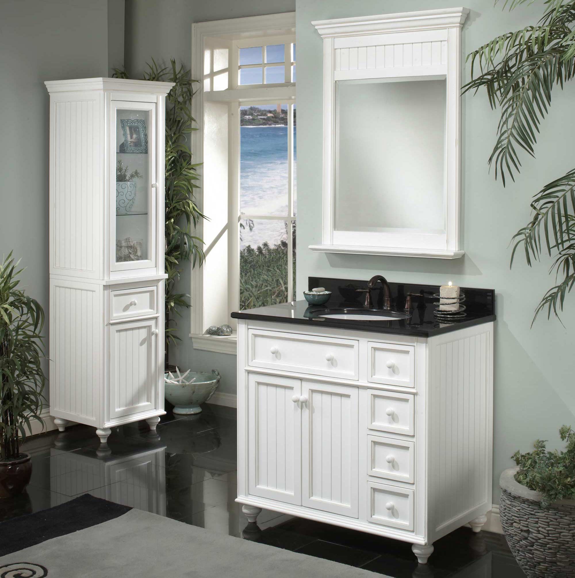 White Bathroom Vanities