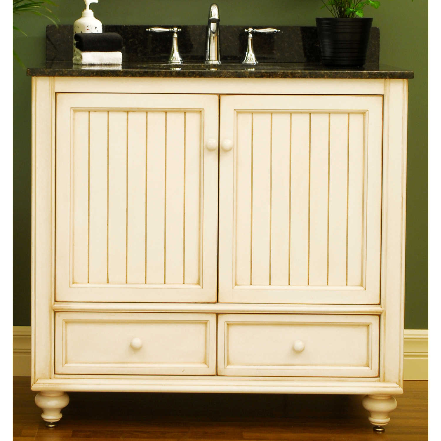 A Selection of White Bathroom Vanities by Sagehill Designs 