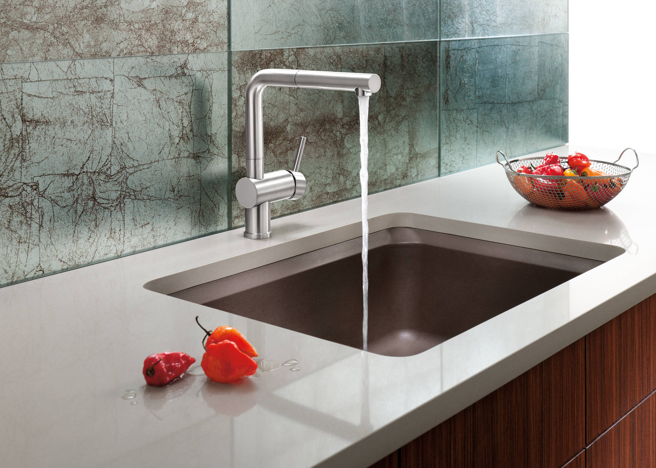 The new BLANCO SILGRANIT® II VISION™ designer kitchen sink offers