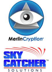 MerlinCryption and SkyCatcher join forces logo