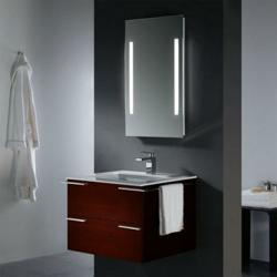 Unique Bathroom Lighting on Backlit Mirrors For A Modern Bathroom Are Introduced By Homethangs Com