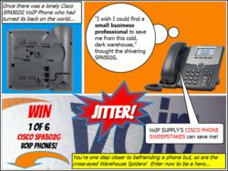 VoIP Supply Cisco SPA502G VoIP Phone Sweepstakes
