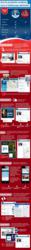 The Presidential Score Card on Landing Page Optimization Infographic