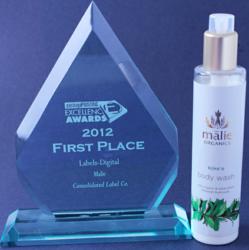 Custom Label Company Wins First Place in Digital Label Category