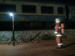 Nomad Prime at train crash safety drill