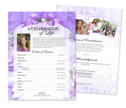 Funeral Program Designs Templates