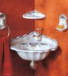 Period Inspired Powder Room Wall Sinks and Accessories are introduced...