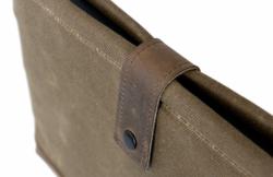 iPad mini & iPad 4 Outback Sleeve - waxed canvas sleeve with a vintage look