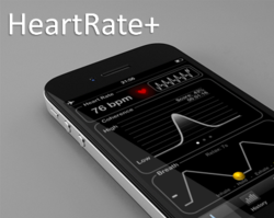 HeartRate+: Monitor Heart Rate, Guided Breathing Sessions, Coherence Coach, iPhone App, main Screen