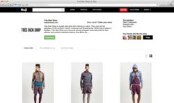 A store page on Nuji