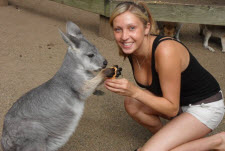 Kara Lyons won the cost of her flights to Australia back with STA Travel and Visa Bureau