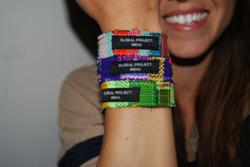 pictured with India service project tags