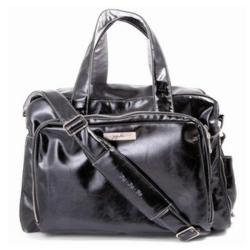 Earth Leather Be Preprepared Diaper Bag in Black