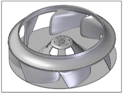 Daikin Impeller designed using TURBOdesign Suite