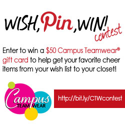 Campus Teamwear Wish, Pin, Win Contest