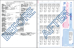 Example: FormJet Print Job Restructuring - Before & After