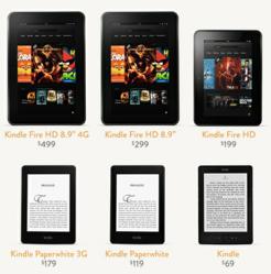 Kindle Fire HD Sales 2013