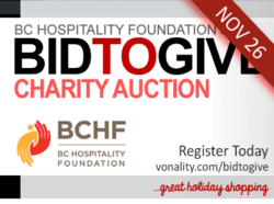 The BC Hospitality Foundation Online Charity Auction