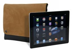 iPad mini & iPad 4 CitySlicker—Shown with leather flap in "nubock"