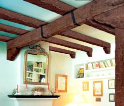 Architectural Products by Outwater 3P5.29.00003 Hand Hewn Faux Wood Beam Walnut