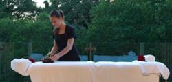 Preparing for the next luxury spa treatment in the treehouse