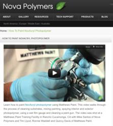 Learn how to paint NovAcryl® photopolymer signs with new training video