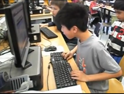 A thinking skills gamer in action