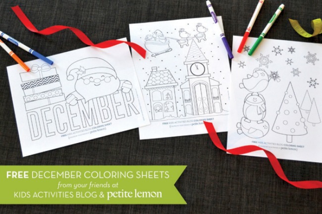 i spy christmas coloring pages - photo #33