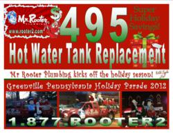 hot water tank ad mr rooter