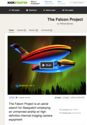 Falcon Project Kickstarter To Find Sasquatch