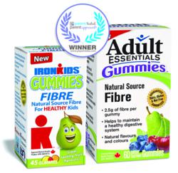 IronKids and Adult Essentials Fibre Gummies Earn the PTPA Seal of Approval