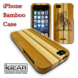 Engraved Bamboo iPhone Case