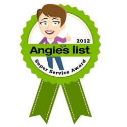 Green House Cleaning Service Better Life Maids has been awarded the coveted Angie's List Super Service Award for 2012