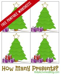 Festive Christmas Math Worksheets and Other Fun Learning to Count