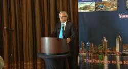 Thom Casebolt speaking at the event.