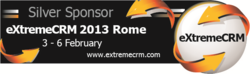 We are a silver sponsor for the eXtremeCRM 2013 in Rome, Italy!