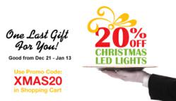 EnvironmentalLights.com Offers 20% Discount Promotion on LED Christmas