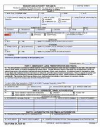 Af Form 988 Leave Form Pdf